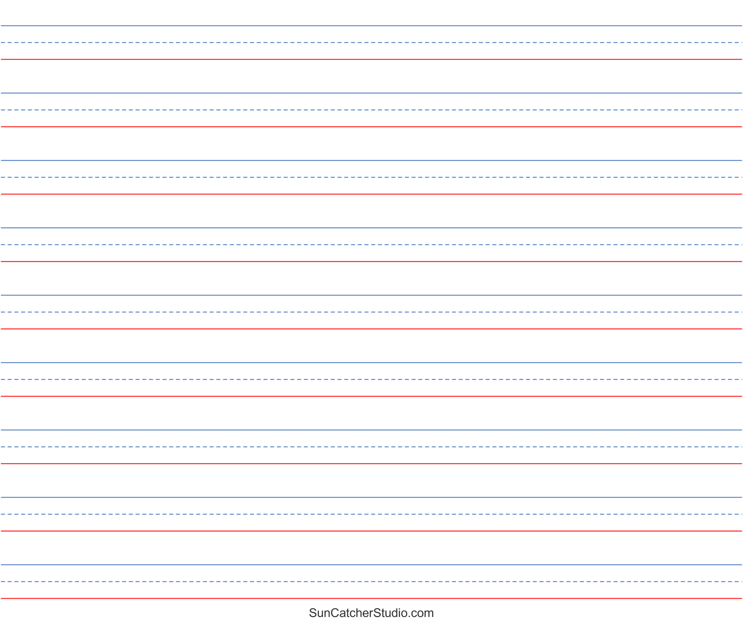 Free Custom Printable Handwriting Worksheet Templates Canva