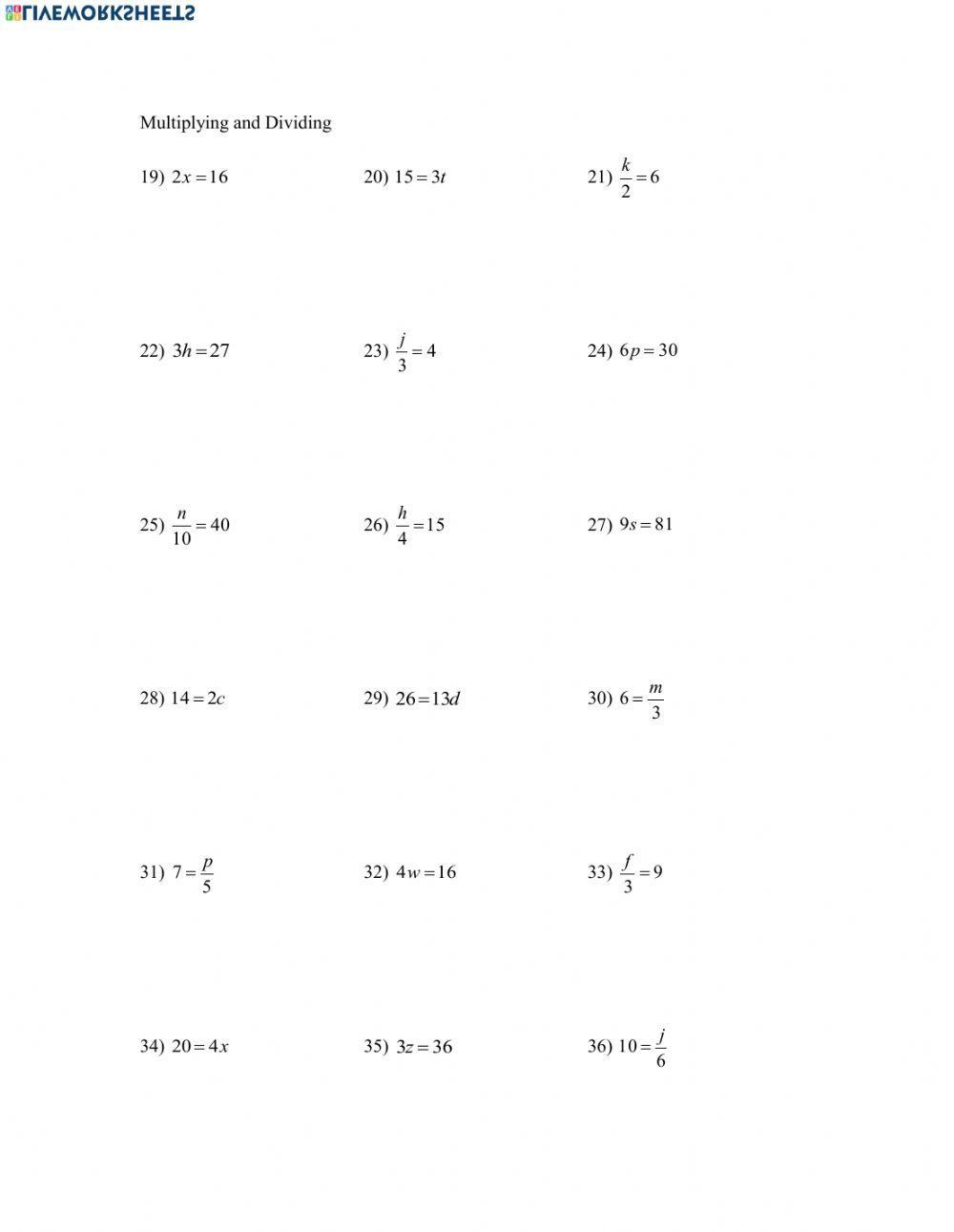 Free Solving Equations With Multiplication And Division Worksheet Download Free Solving Equations With Multiplication And Division Worksheet Png Images Free Worksheets On Clipart Library Free Solving Equations With Multiplication And Division Worksheet Download Free Solving Equations With Multiplication And Division Worksheet Png Images Free Worksheets On Clipart Library