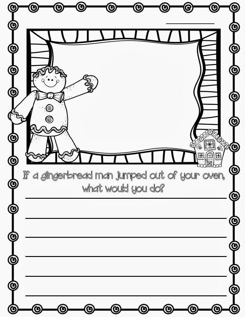 Gingerbread Man Writing Prompt ITTT