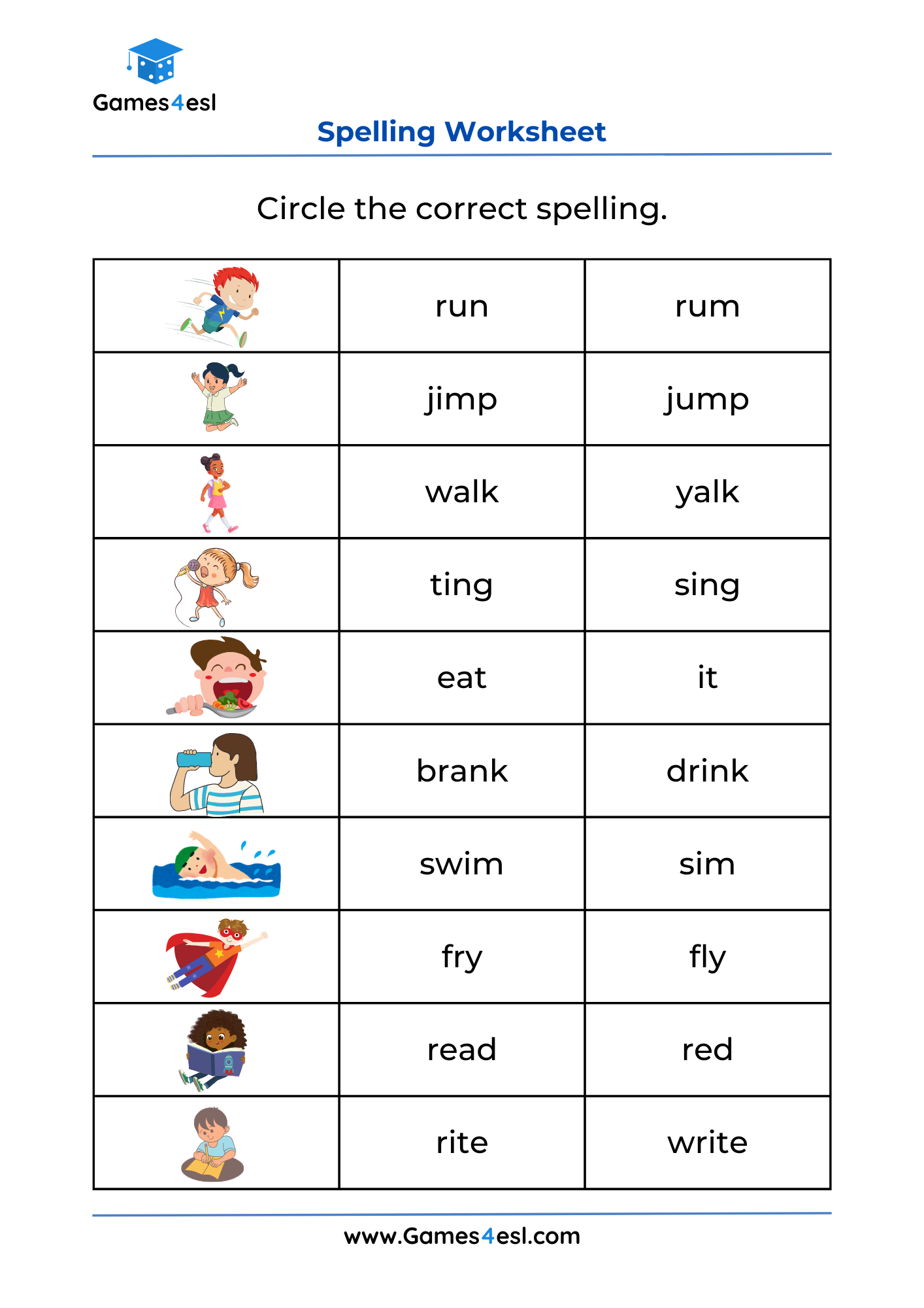 1st Grade Spelling Worksheets Printable Word Lists Weekly Practice