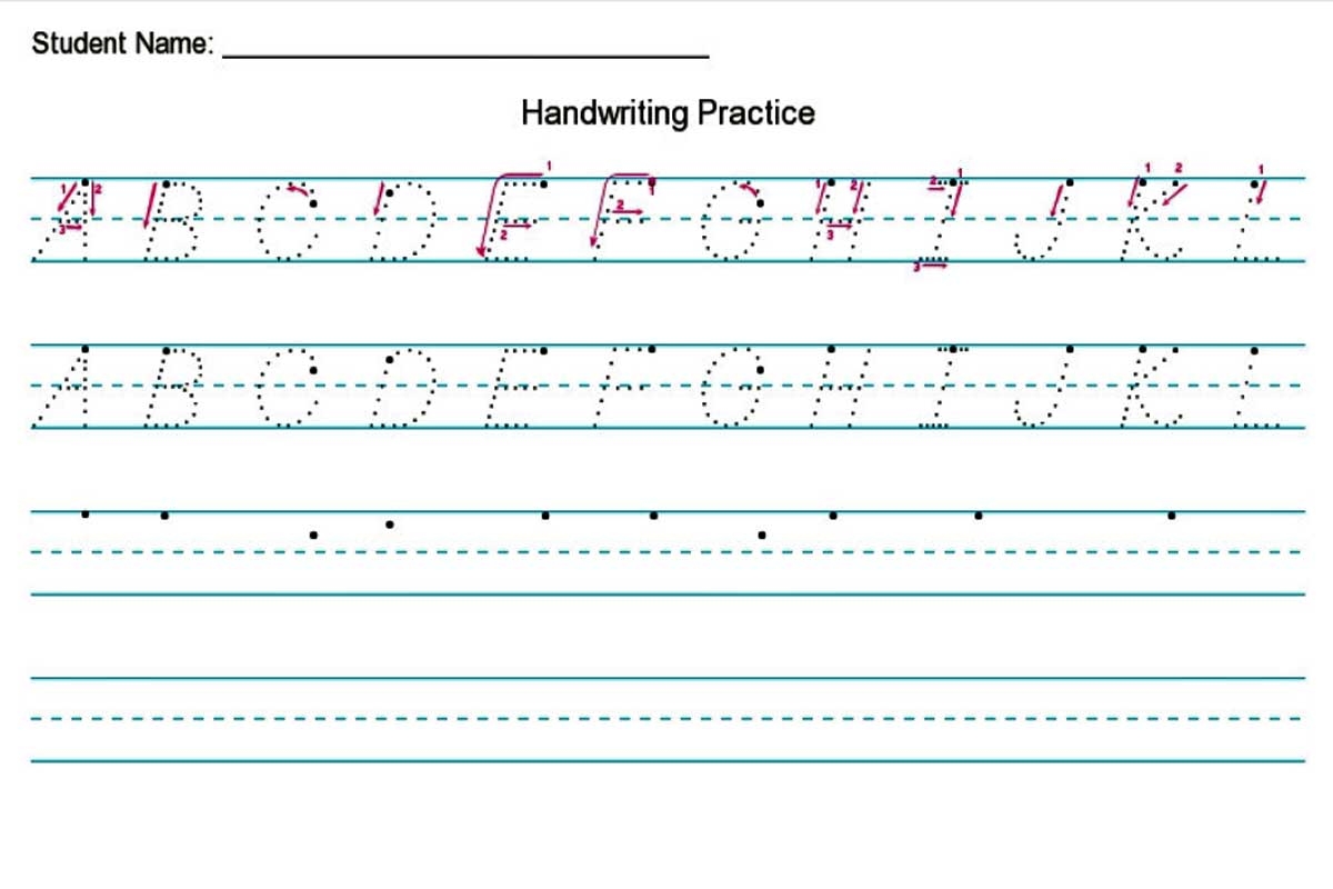 Handwriting Worksheet Creator Free DIY Homeschooler Page 4 Free Custom Printable Worksheets For Teachers Canva