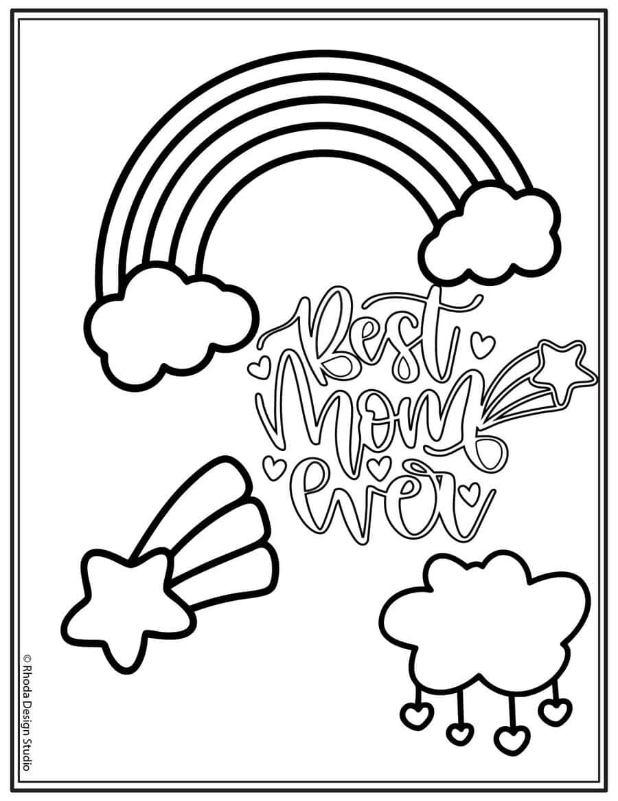 Happy Mother S Day Coloring Pages Happy Mother S Day Coloring Pages