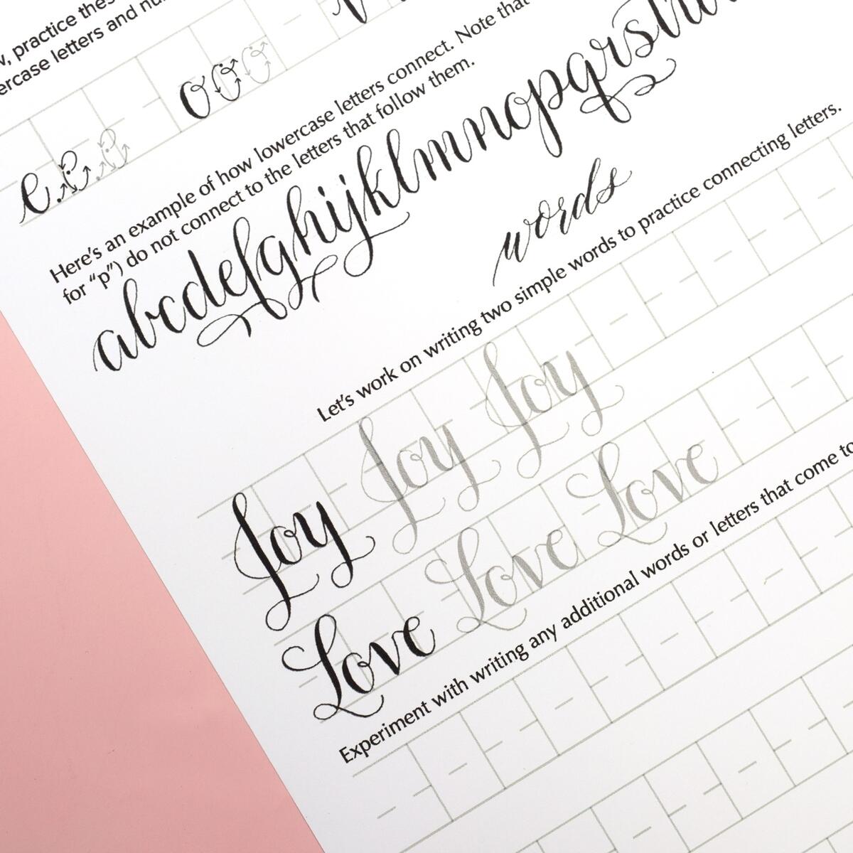 How To Create Calligraphy Worksheet Free The Postman S Knock