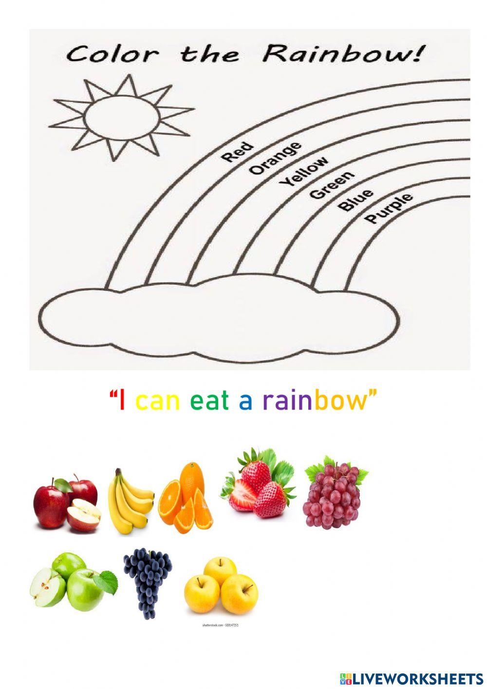I Can Eat A Rainbow Worksheet Worksheets Library FREE Eat A Rainbow Nutrition Activity For Kids CURRICULUM CASTLE