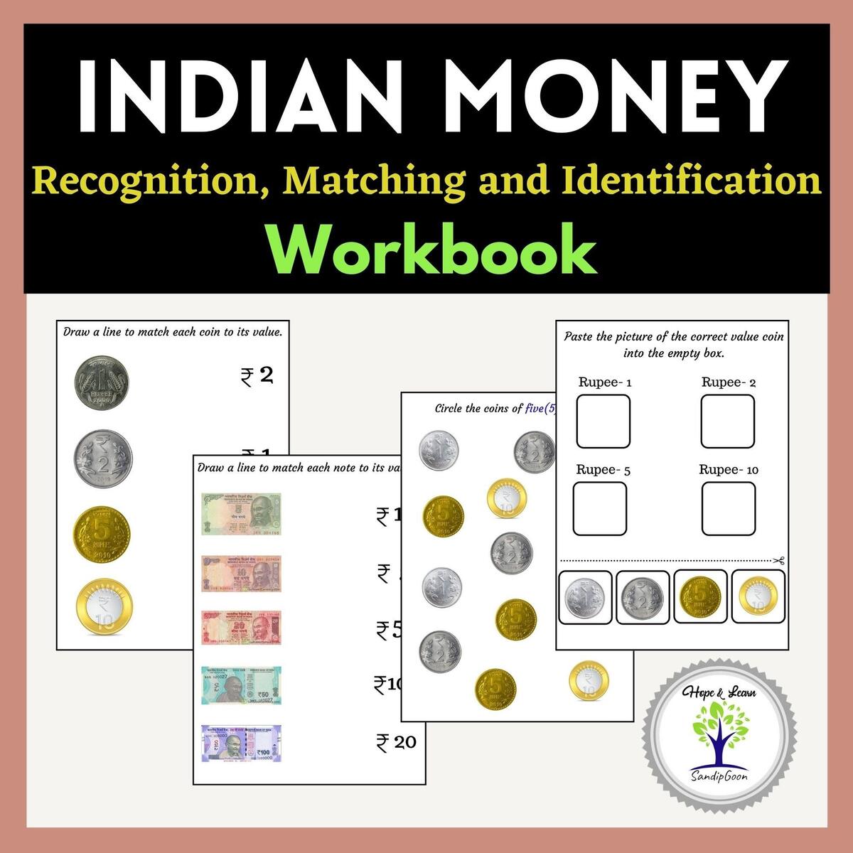 Indian Money Worksheets For Class 1 Resource For Teacher