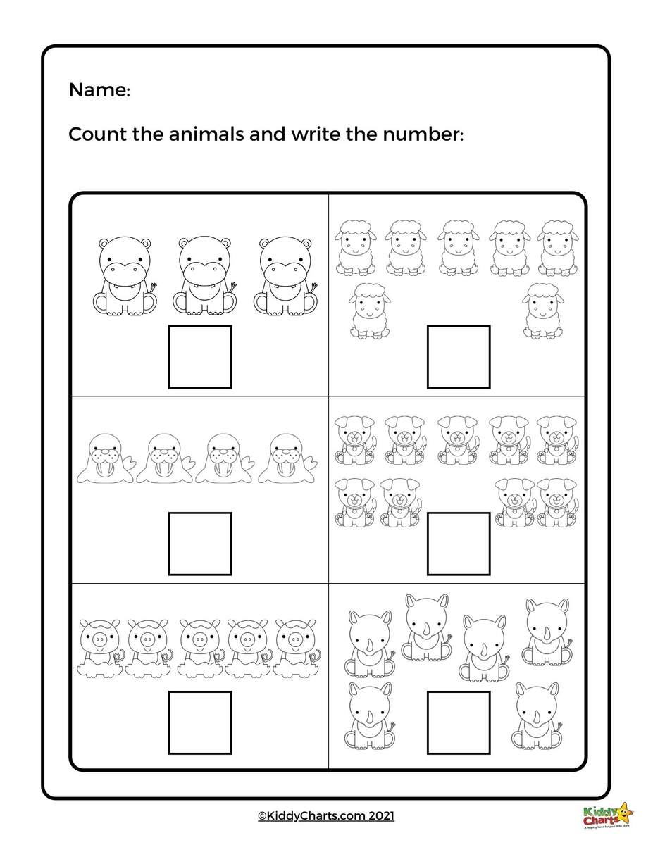 Kindergarten Math Worksheets Animal Math Worksheets KiddyCharts Shop Kindergarten Math Worksheets Animal Math Worksheets KiddyCharts Shop
