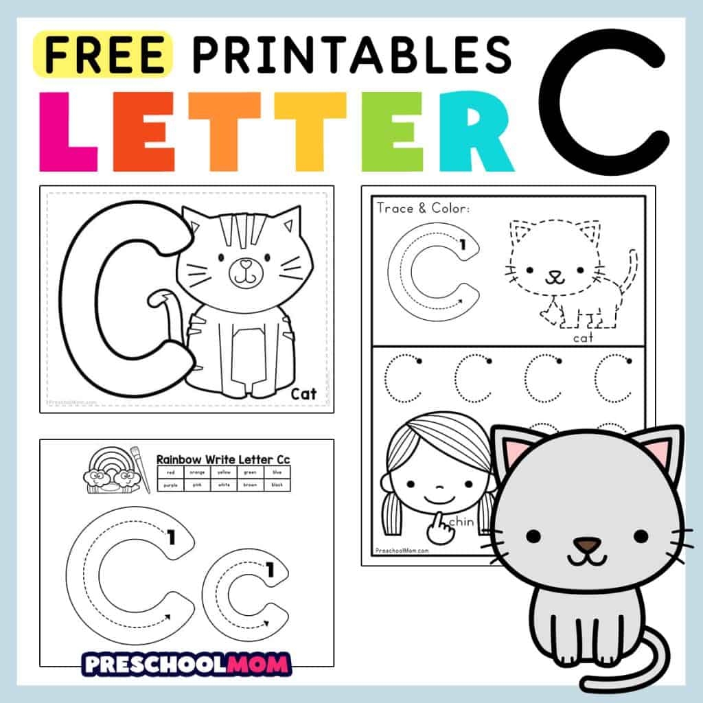 Letter C Preschool Printables Preschool Mom Letter Free Worksheets For Preschool TeachersMag