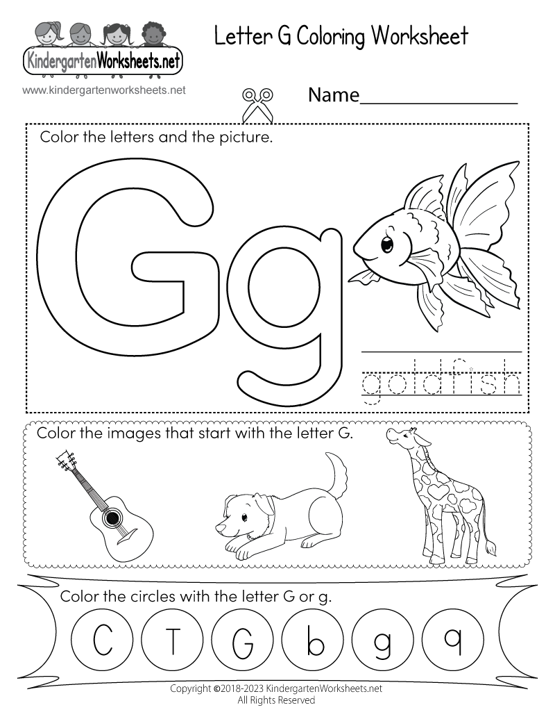 Letter G Worksheets 55 Free PDF Printables Daydream Into Reality