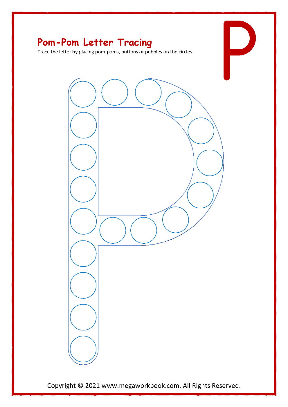 Letter P Alphabet Activity Worksheet Doozy Moo