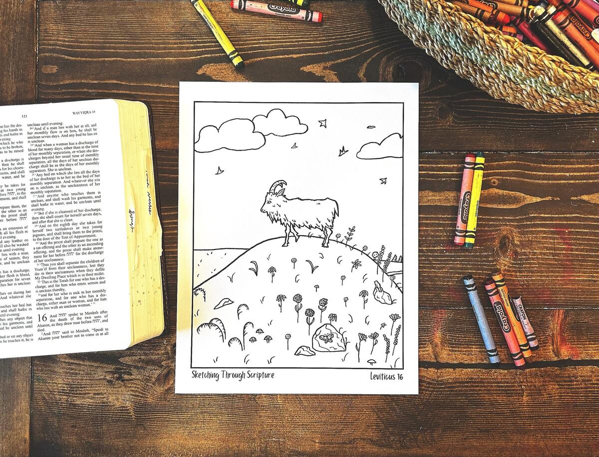 Leviticus 16 Day Of Atonement Goat Story Bible Coloring Page PDF For Bible Lesson Bible Activity Feast Day Kids Appointed Time Worksheet Etsy Leviticus 16 Day Of Atonement Goat Story Bible Coloring Page PDF For Bible Lesson Bible Activity Feast Day Kids Appointed Time Worksheet Etsy