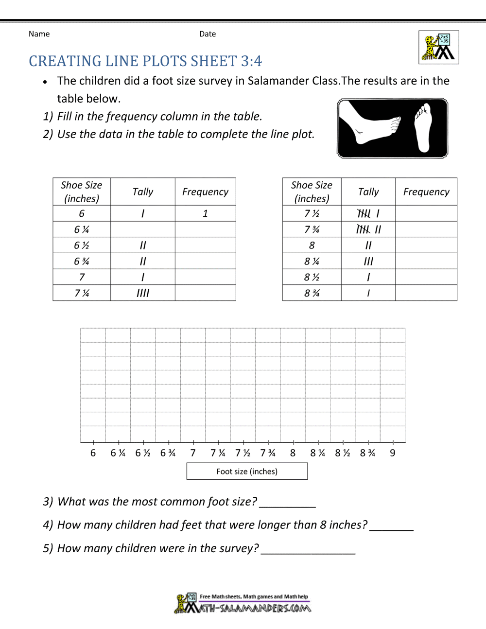 Line Plot Worksheet 3rd Grade Storyboard That Free Line Plot Worksheets For Teachers