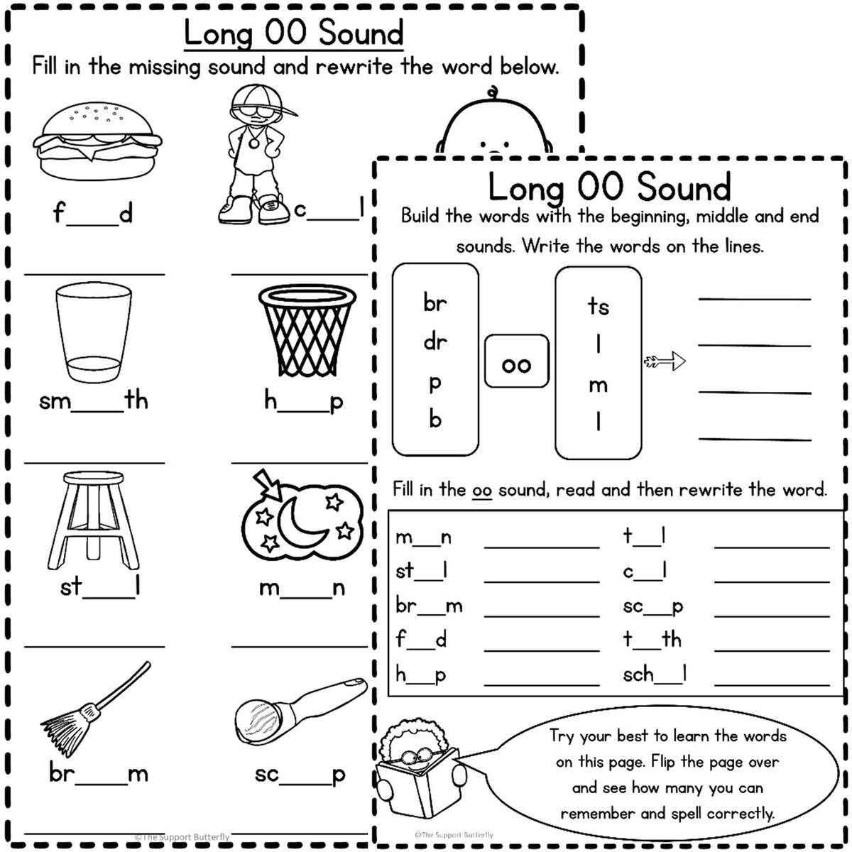 Long OO And Short OO Diphthong Worksheets Made By Teachers Long OO And Short OO Diphthong Worksheets Made By Teachers