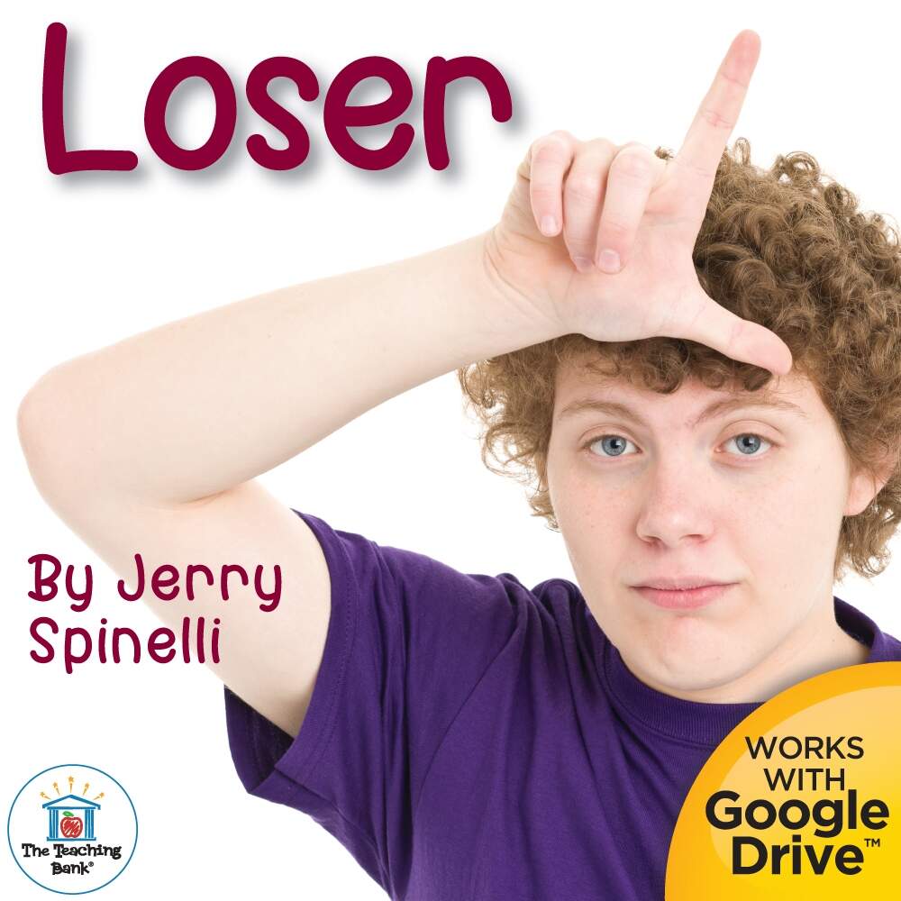 Loser Novel Study Google Drive And Printable Versions The Teaching Bank Loser Word Search WordMint