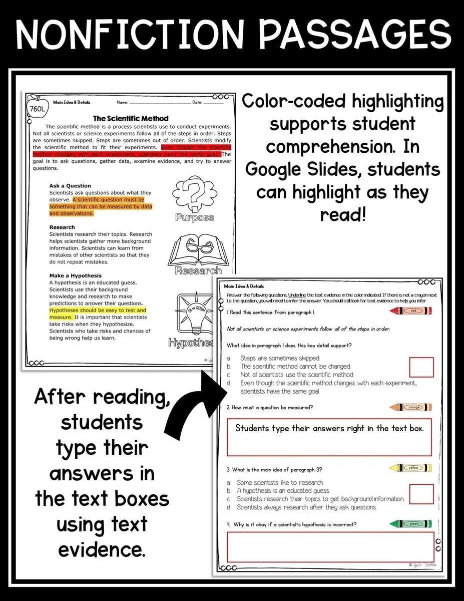 Main Idea Details 4th 5th Grade MagiCore Main Idea Worksheets Printable Main Idea Practice Worksheets