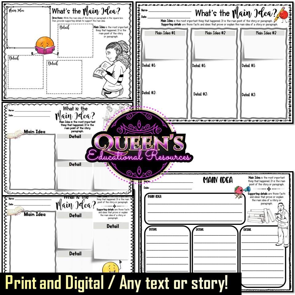Main Idea Graphic Organizers Main Idea And Details Main Idea Worksheets Classful Main Idea Graphic Organizers Main Idea And Details Main Idea Worksheets Classful