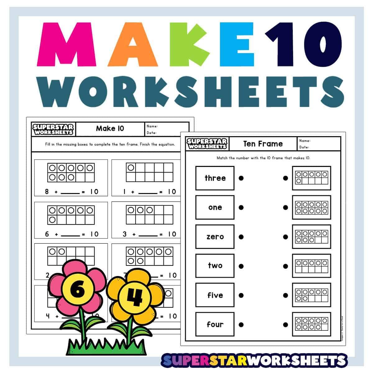 Make 10 Worksheets Superstar Worksheets Make 10 Worksheets Superstar Worksheets