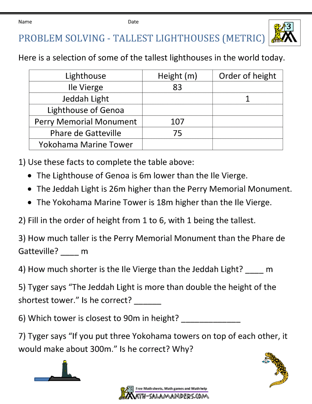 Elementary Math Word Problems Worksheet Worksheets Worksheets