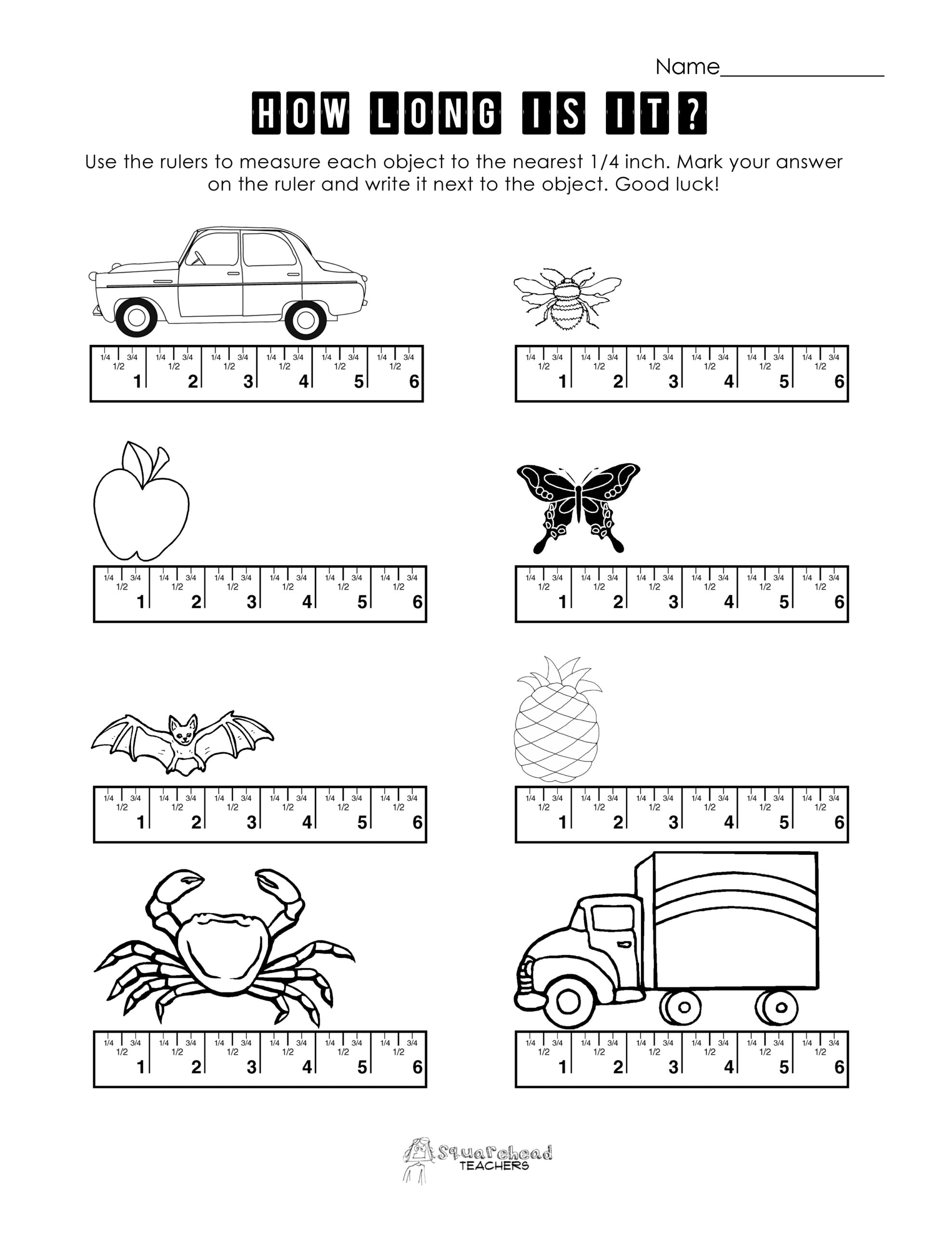 Measurement Practice 1 Squarehead Teachers Worksheets Library Measurement Practice 1 Squarehead Teachers Worksheets Library