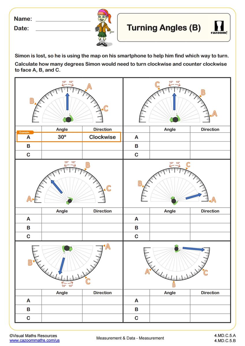Measurement Worksheets With Answers Printable PDF Math Worksheets Cazoom Math