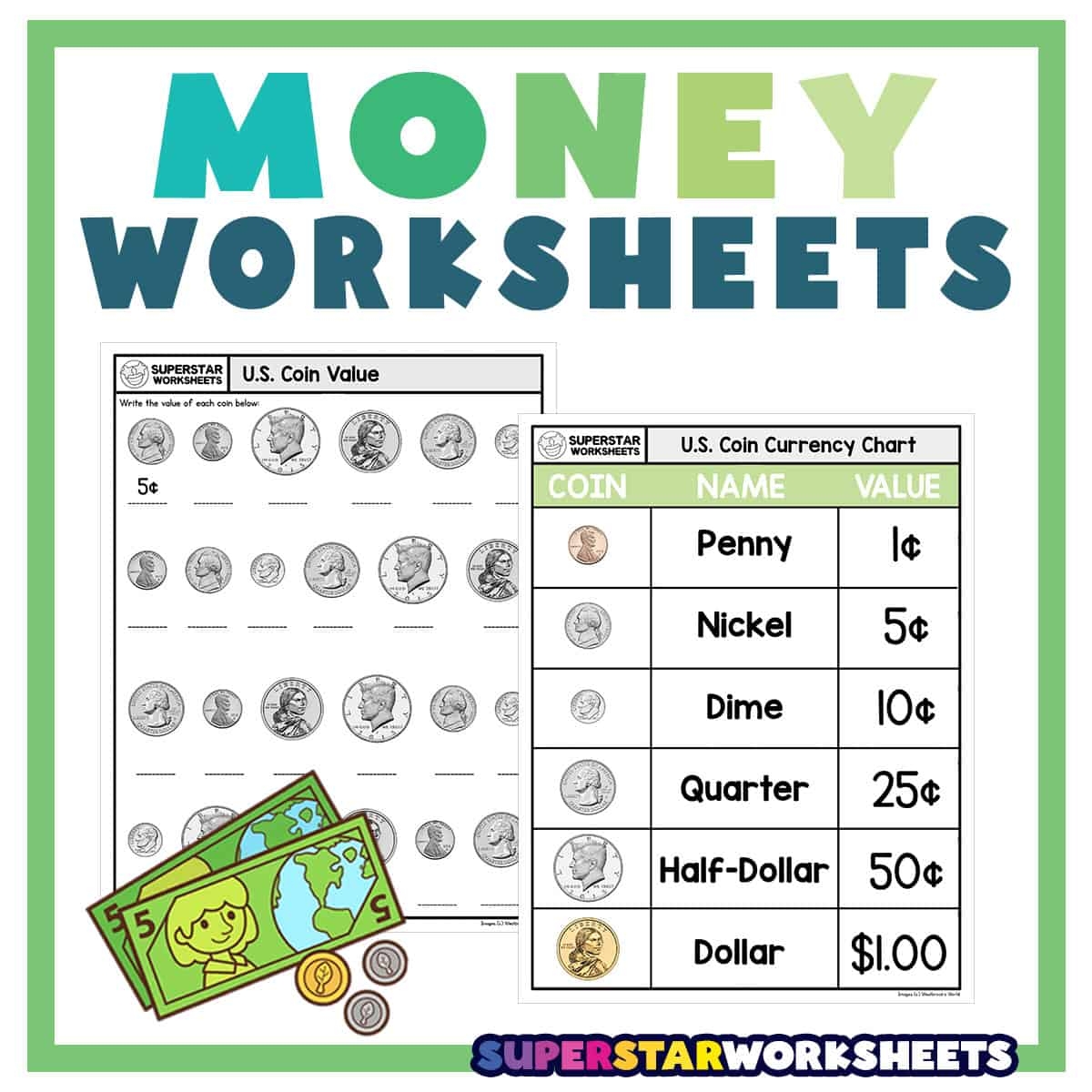 Money Worksheets Free Printables Superstar Worksheets Free Math Money Worksheets 1st Grade