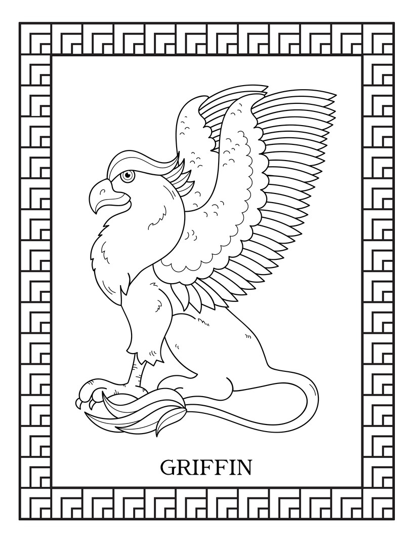 Mythical Creatures Coloring Pages Classful