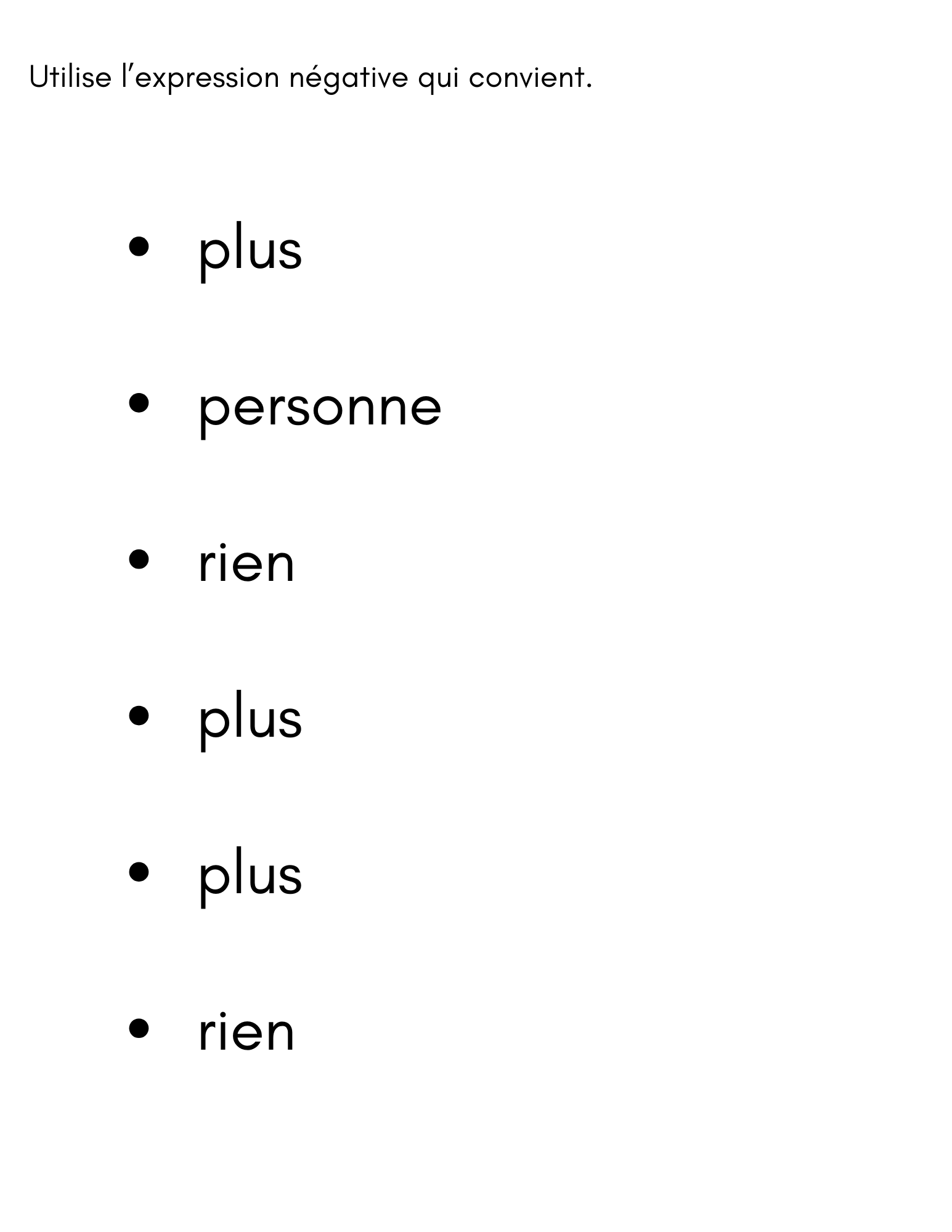 Negative Expressions In French Exercises Les Expressions N Gatives Made By Teachers Negative Expressions In French Exercises Les Expressions N Gatives Made By Teachers