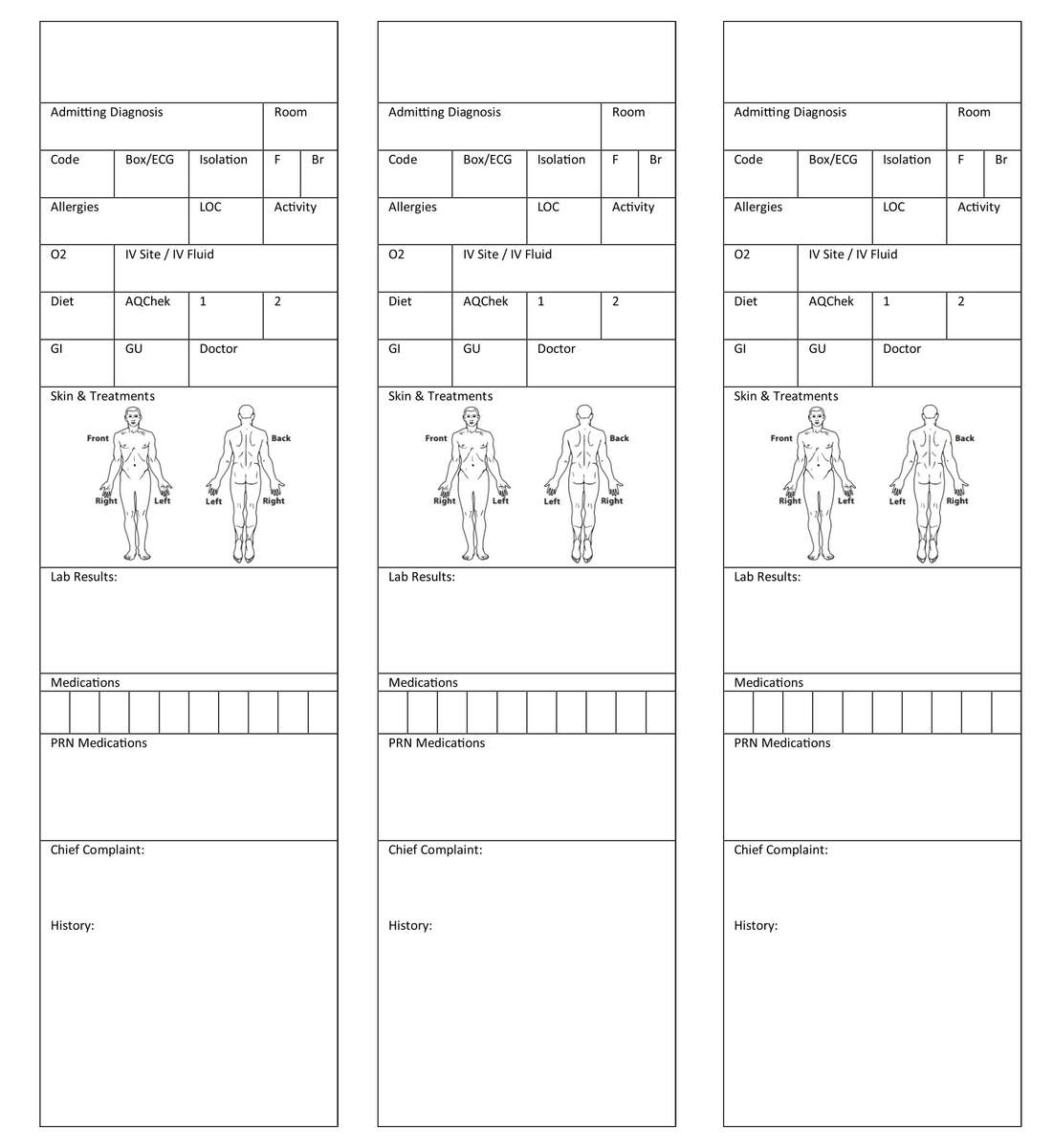 Nursing Brain Sheet Template Med Surge Nurse Brain Sheet For Nurses Nurse Brain Sheets Printable Ultimate Nursing Report Sheet Database Free Downloads