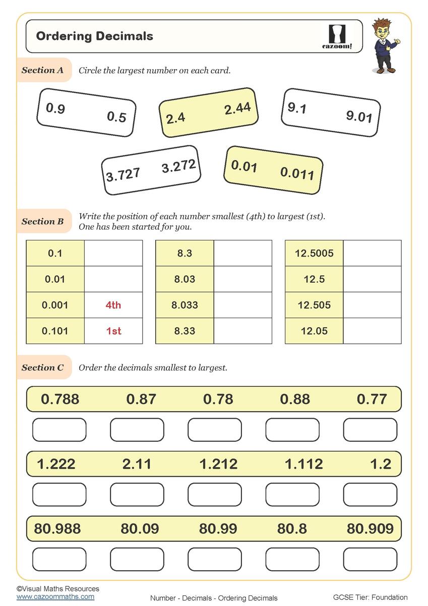 Counting By Decimals