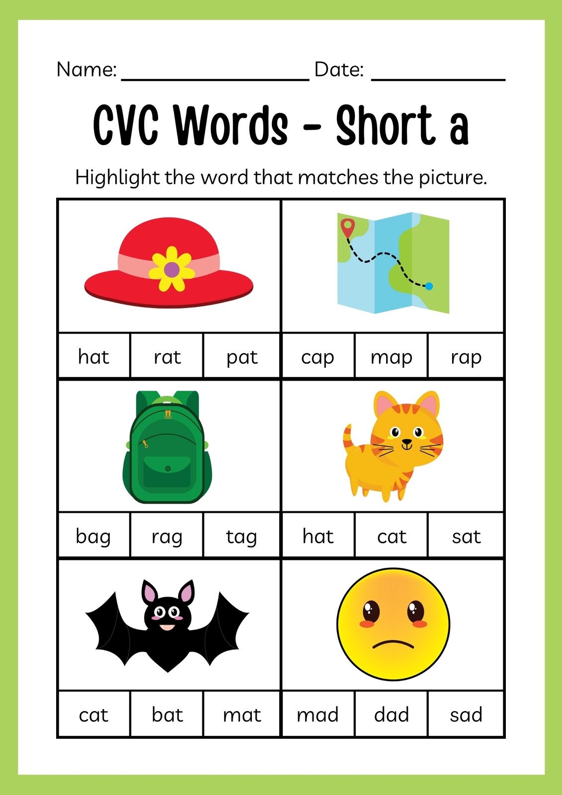 Page 2 Customize 186 Cvc Worksheets Templates Online Canva