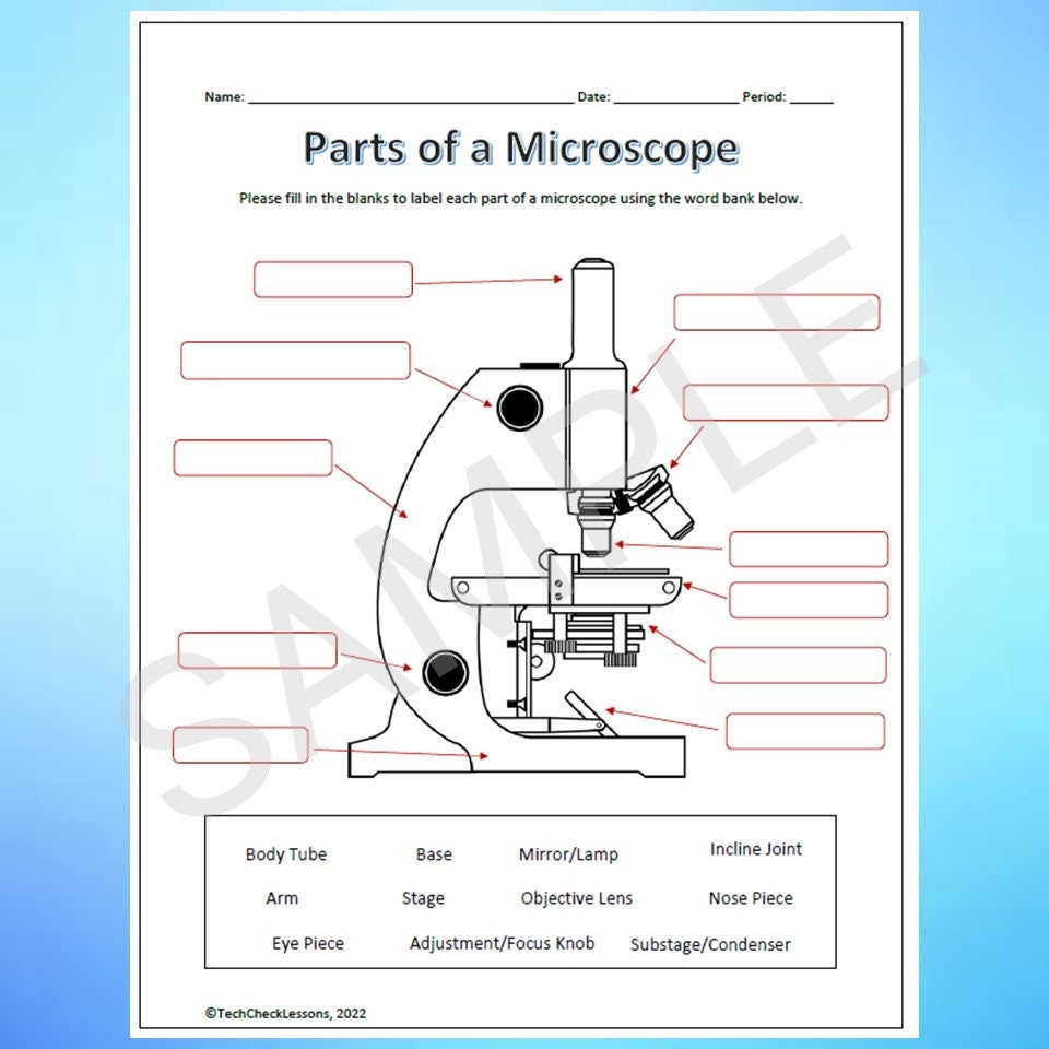 Parts Of A Microscope Labeling Functions Worksheet Science Editable DIGITAL DOWNLOAD Etsy Parts Of A Microscope Labeling Functions Worksheet Science Editable DIGITAL DOWNLOAD Etsy