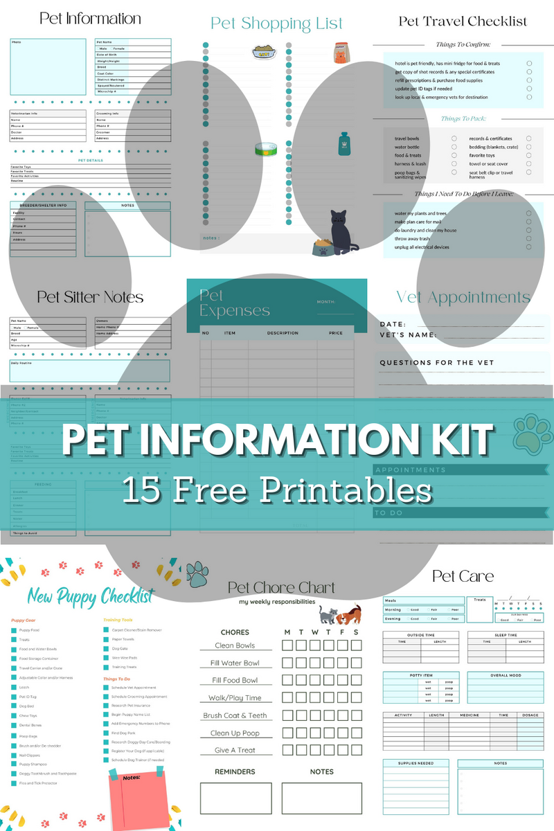 Pet Information Kit Free Pet Printables For Your Family Adore Them Parenting Pet Information Kit Free Pet Printables For Your Family Adore Them Parenting