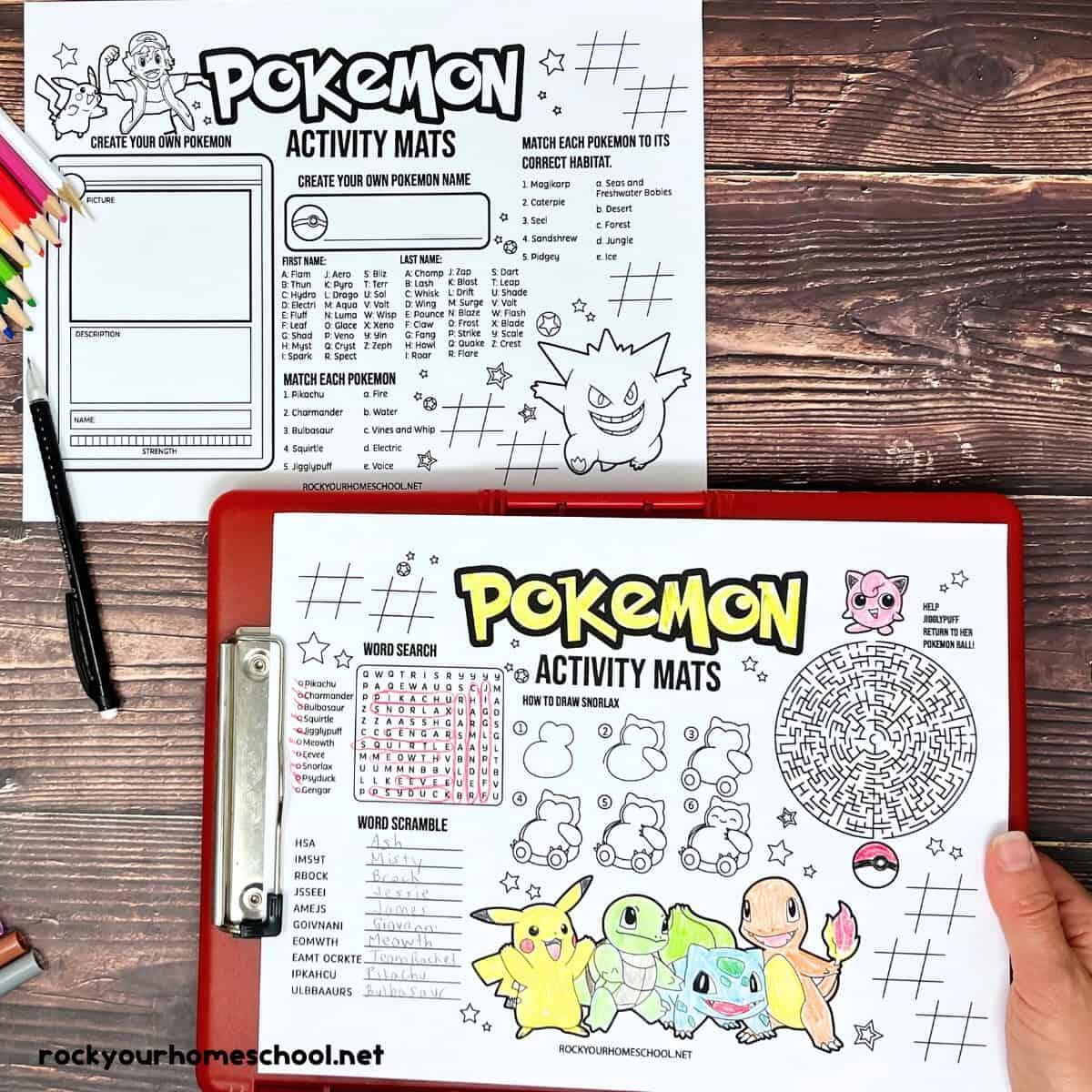 Pokemon Activity Sheets Print And Go Fun For Kids Free Rock Your Homeschool Free Printable Pokemon Activity Sheets The Momma Diaries