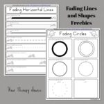 Pre Writing Shapes And Lines Freebie Your Therapy Source