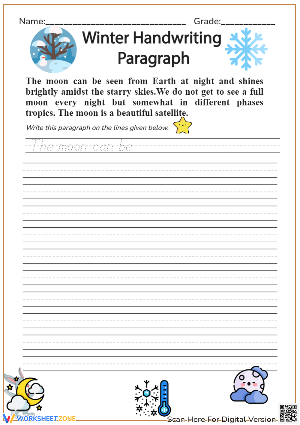 Printable 4th Grade Handwriting Worksheets Printable 4th Grade Handwriting Worksheets
