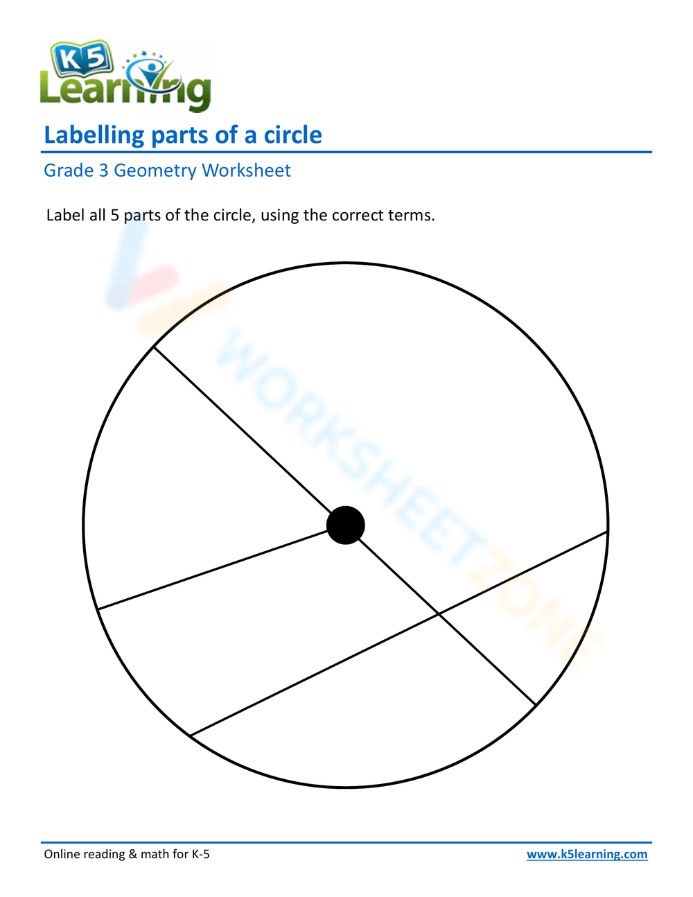 Printable 6th Grade Circles Worksheets Download Printable 6th Grade Circles Worksheets Download