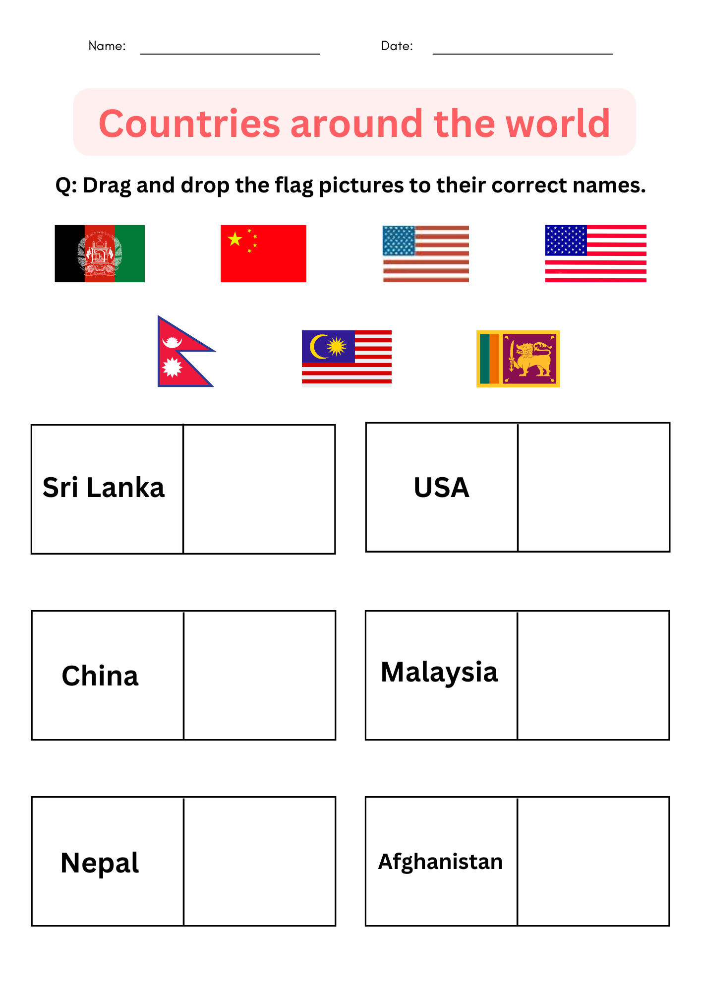 Printable Countries Around The World Social Studies Reading For Grade 1 2 3 Made By Teachers Printable Countries Around The World Social Studies Reading For Grade 1 2 3 Made By Teachers