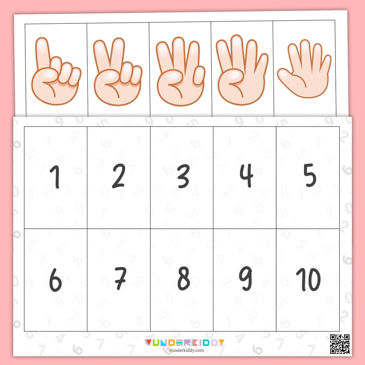 Printable Finger Counting 1 10 Activity For Toddlers