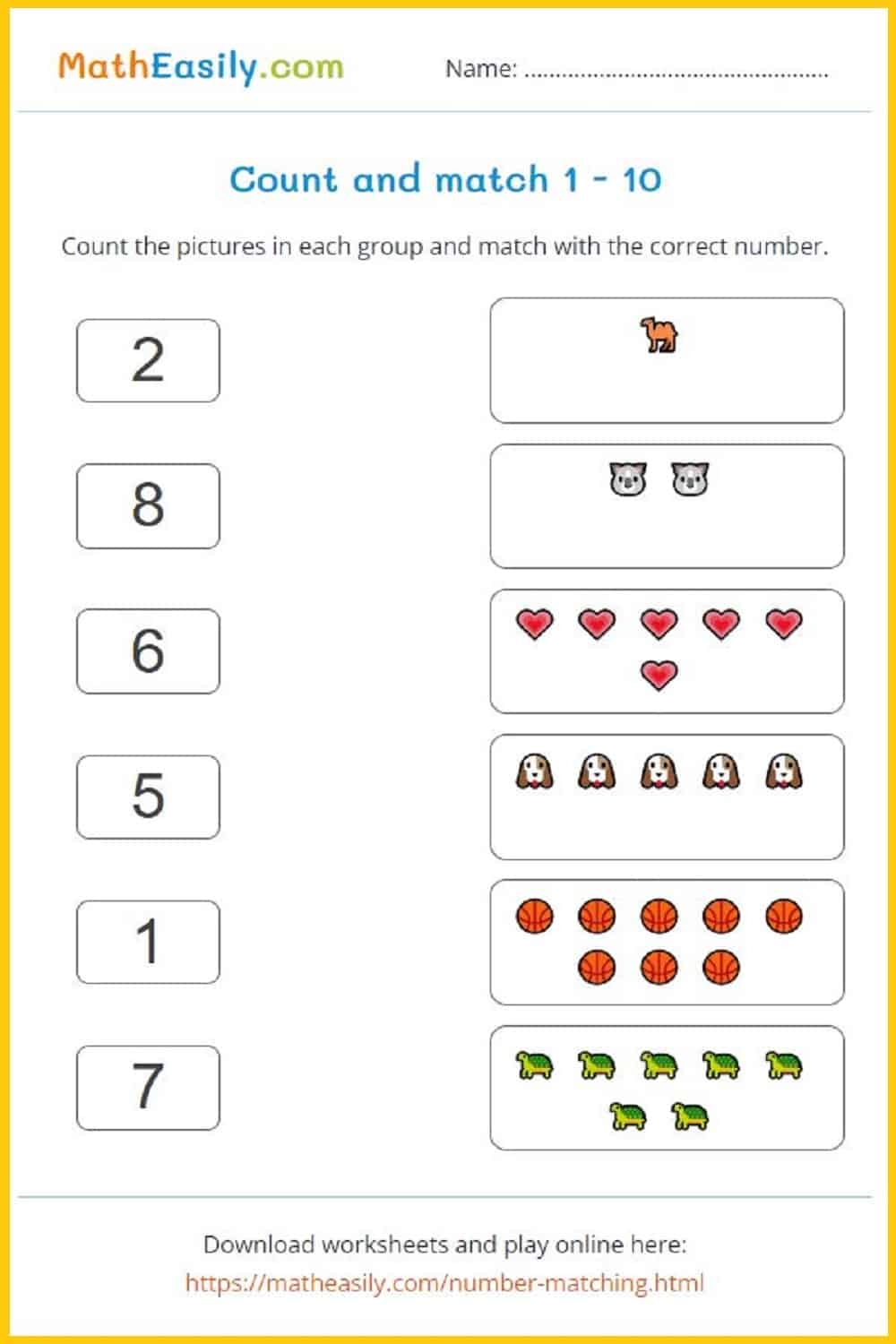 Printable Kindergarten Math Worksheets PDF Free Download Fall Math Packet For Preschoolers
