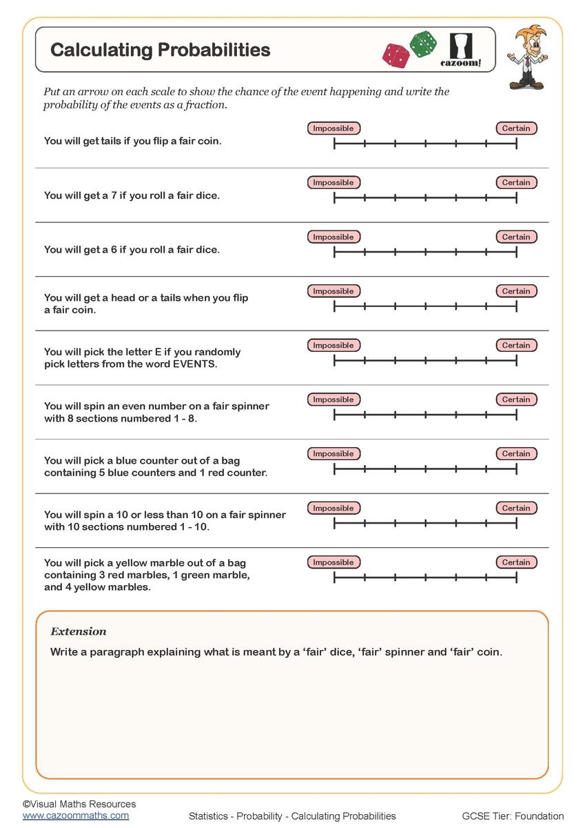 Probability Worksheets Printable Probability Scale Worksheets Probability Tree Diagram Worksheets Cazoom Maths Probability Worksheets Printable Probability Scale Worksheets Probability Tree Diagram Worksheets Cazoom Maths