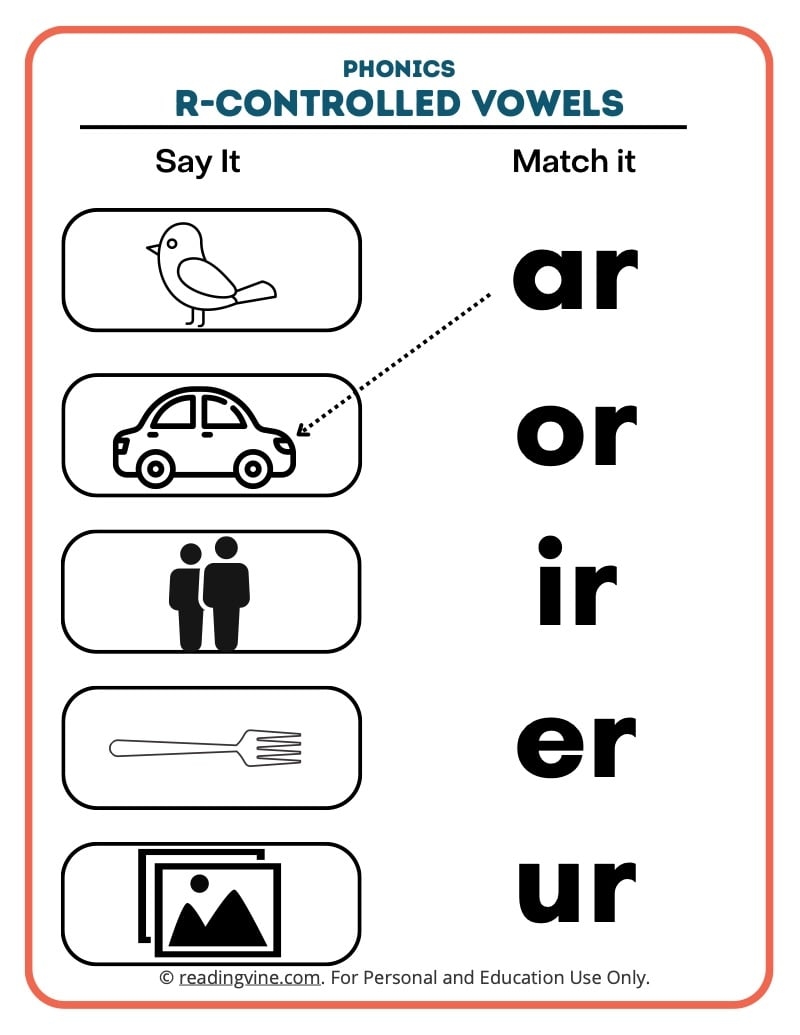 AR Word Family Worksheets Kindergarten Mom