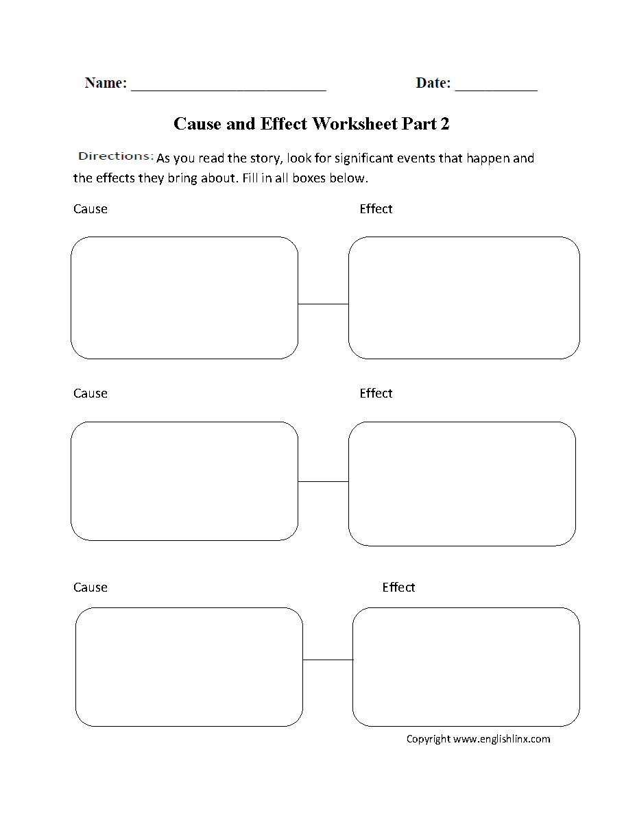 1st Grade Cause And Effect Worksheet Cause And Effect Activity Sheets For Kids Made By Teachers