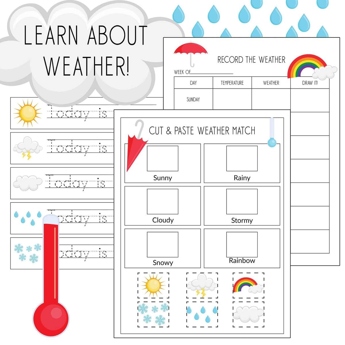 Weather Printables Superstar Worksheets