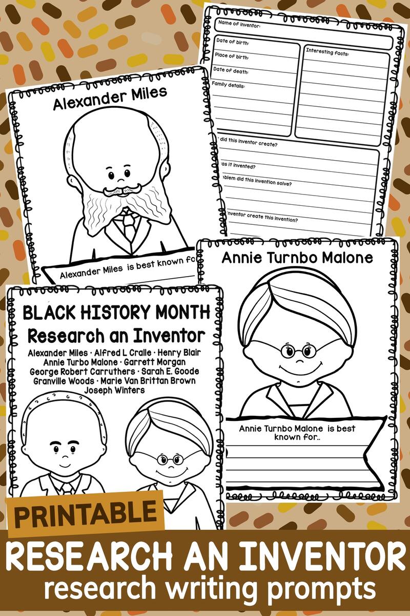 Research A Black Inventor Worksheets For Black History Month
