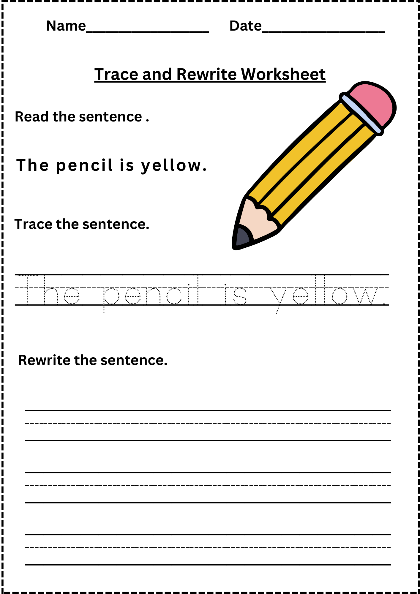 10 Printable Write The Sentence Worksheets 1st 3rd Grade ELA Worksheets Etsy Sweden
