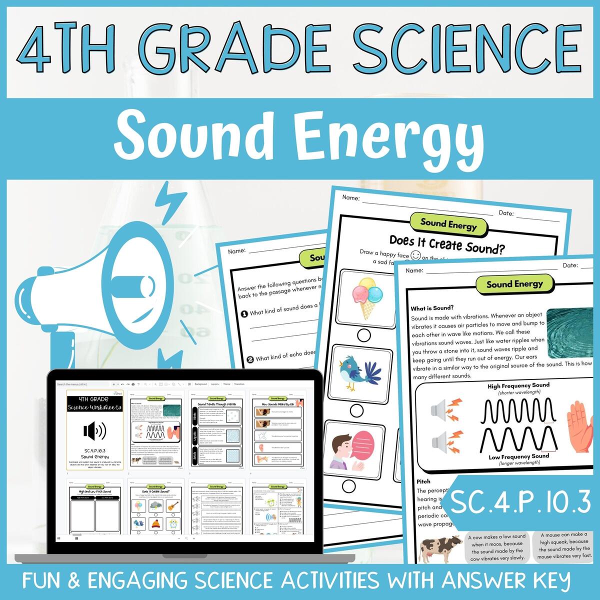 Sound Energy Activity Answer Key 4th Grade Physical Science Classful Sound Energy Activity Answer Key 4th Grade Physical Science Classful