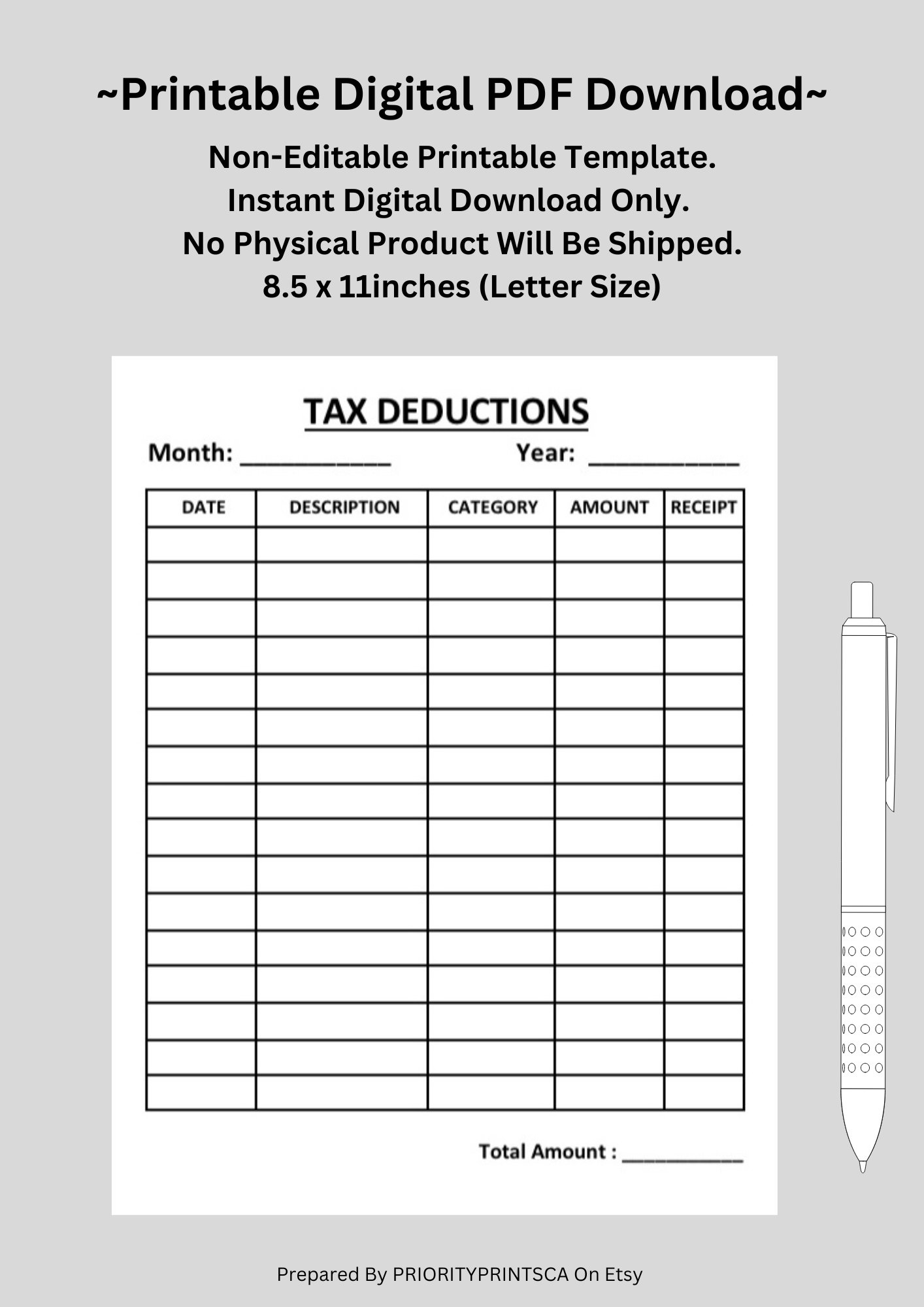 Tax Deductions Sheet Business Tax Deductions Personal Tax Deductions Printable US Letter Size Digital Download Etsy Norway Tax Deductions Sheet Business Tax Deductions Personal Tax Deductions Printable US Letter Size Digital Download Etsy Norway