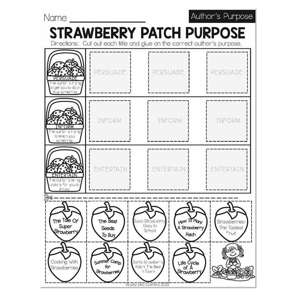 Teaching Author S Purpose In 2nd Grade Lucky Little Learners Teaching Author S Purpose In 2nd Grade Lucky Little Learners