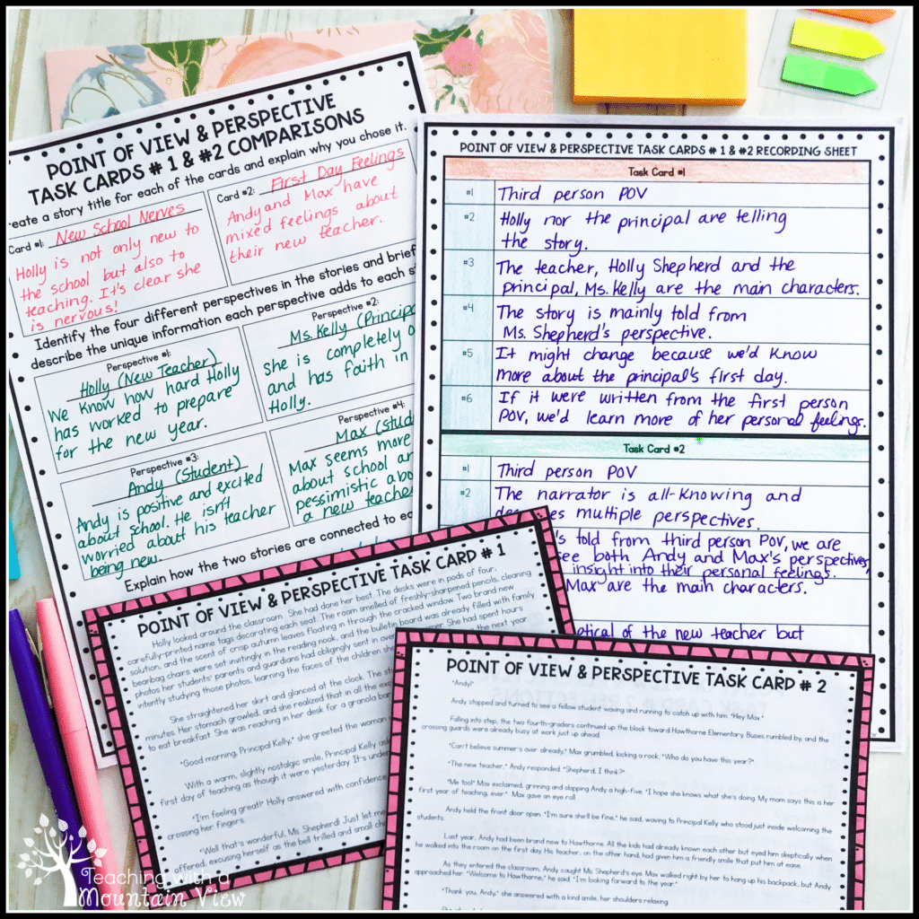 Teaching Point Of View Teaching With A Mountain View