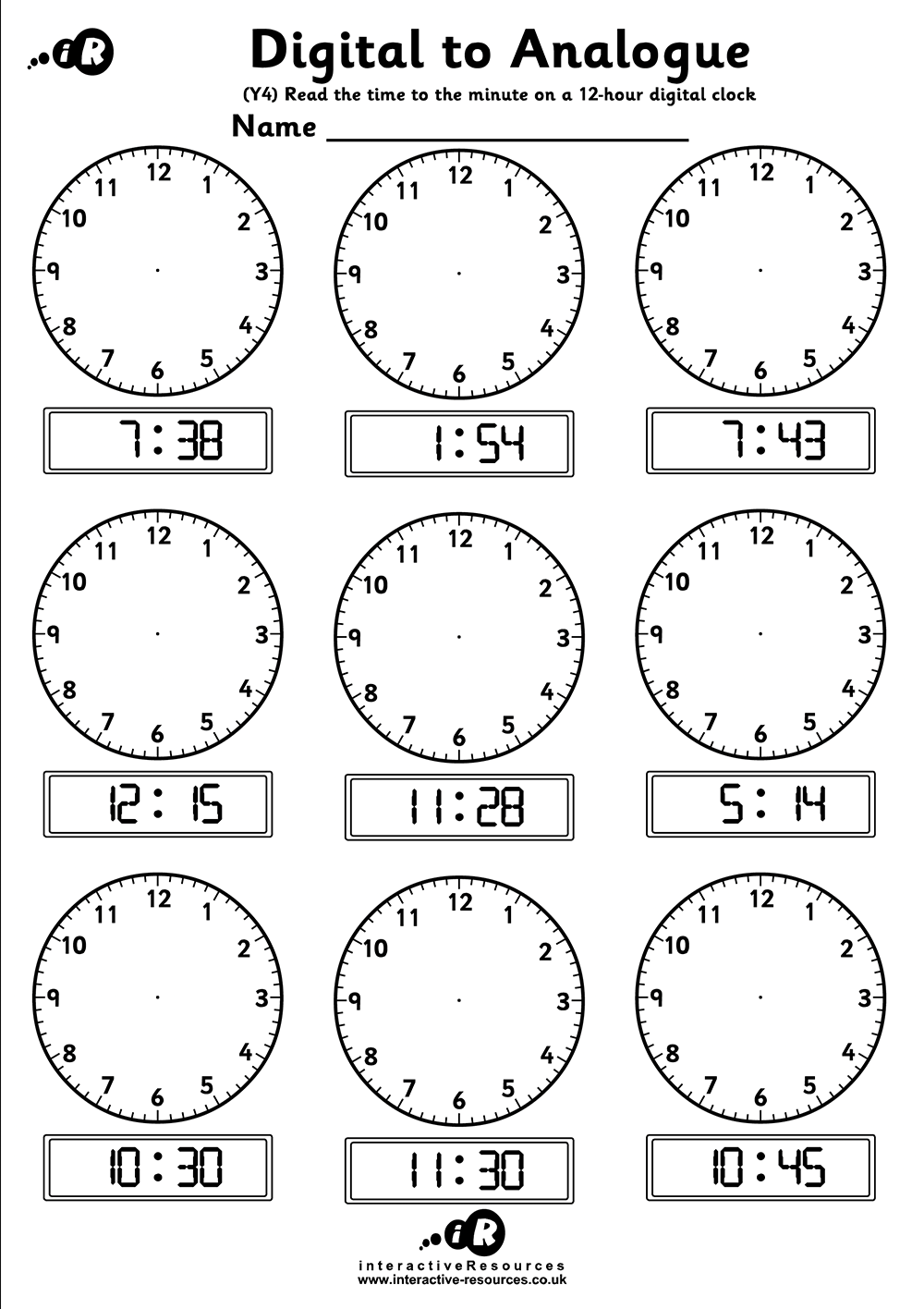 Teaching Time Free Telling Time Worksheets Teaching Time Free Telling Time Worksheets