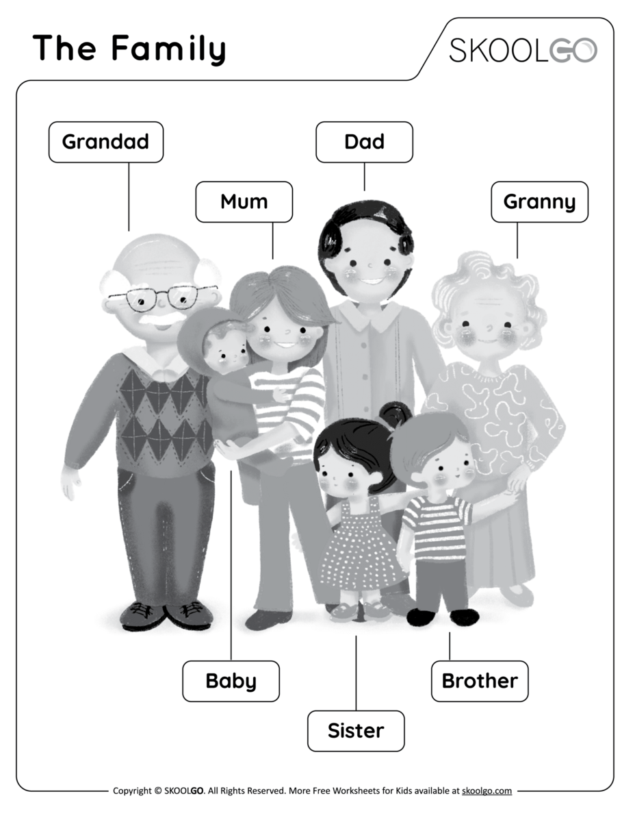 Family Members Worksheet
